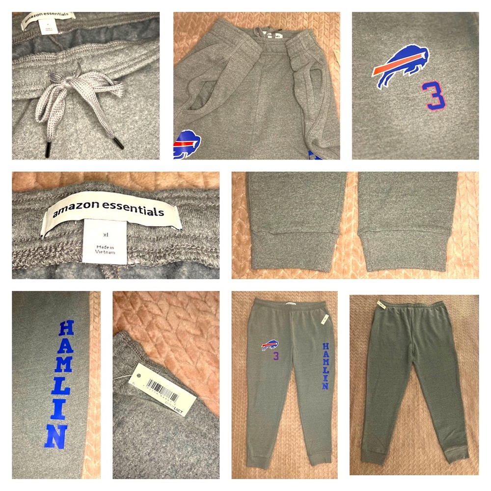Custom Damar Hamlin Jogger Sweatpants - Various Sizes